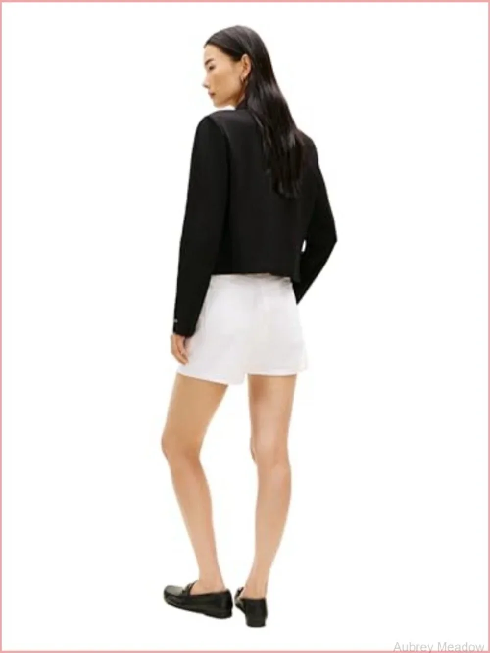 Open Front Blazer Long Sleeve Button Down Jacket